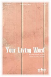 Your Living Word SATB choral sheet music cover